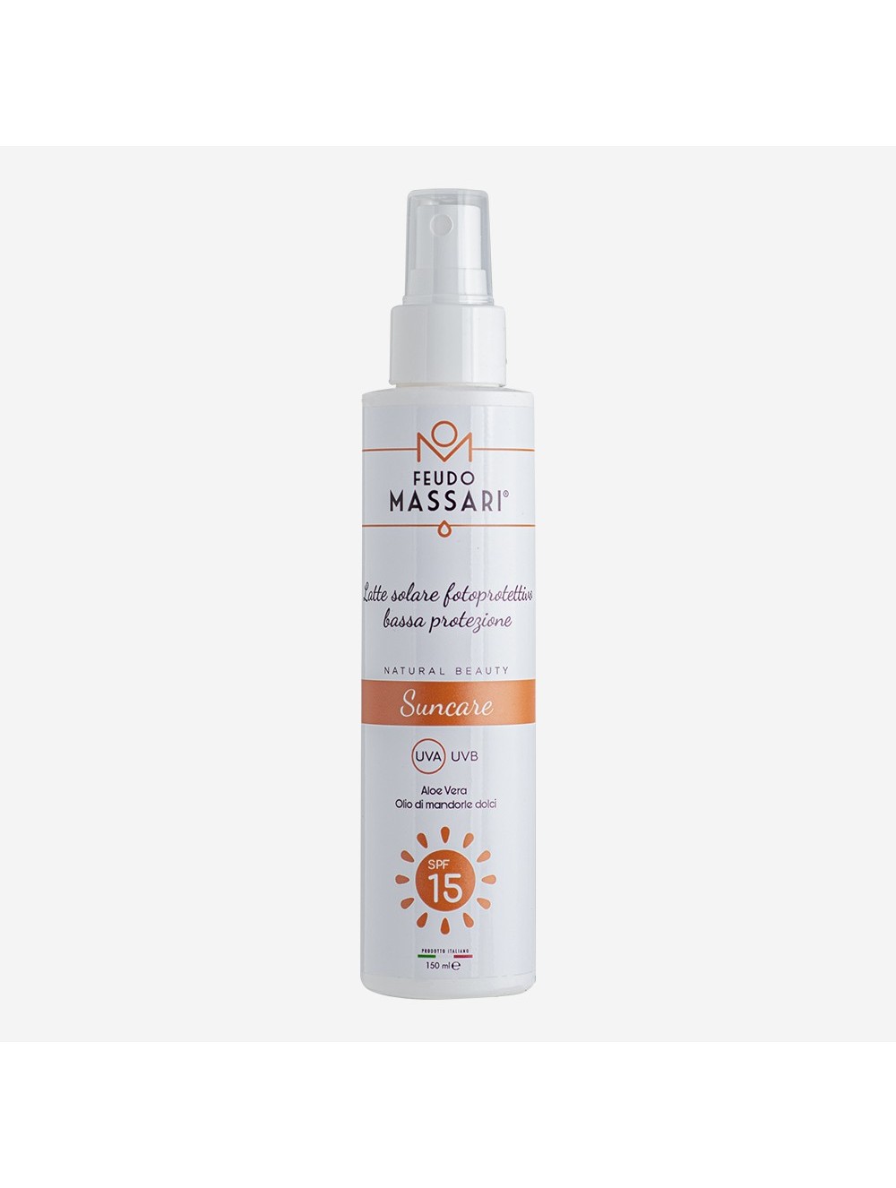 LATTE SOLARE SPRAY FOTOPROTETTIVO BASSA PROTEZIONE A BASE DI ALOE VERA E OLIO DI MANDORLE DOLCI 150 ml
